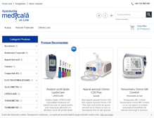 Tablet Screenshot of aparaturamedicalaonline.ro